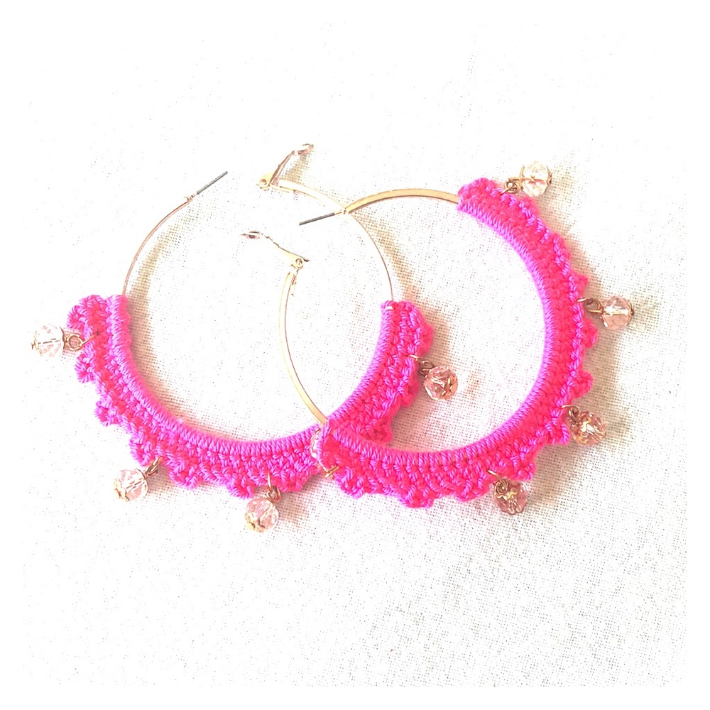 💕BEAUTIFUL HANDMADE CROCHET EARRINGS 💕💕